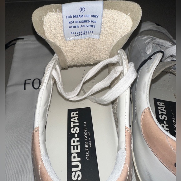 Super-Star Leather Upper and Heel Suede Toe Glitter Star - Picture 6 of 6